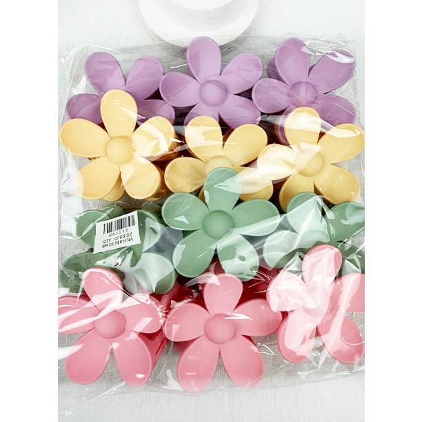 Pastel Tone Daisy Hair Clips