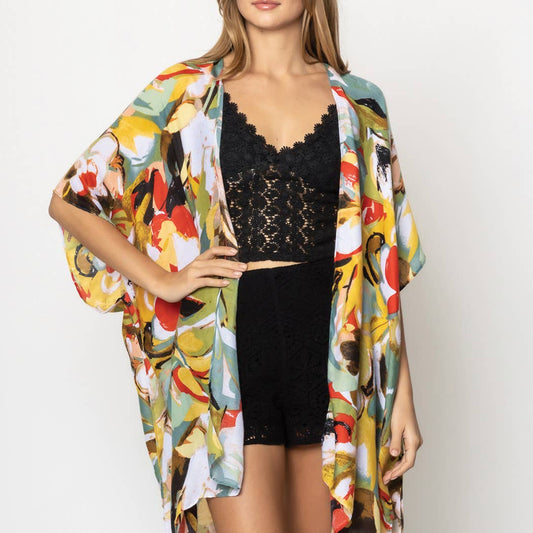 Abstract Kimono