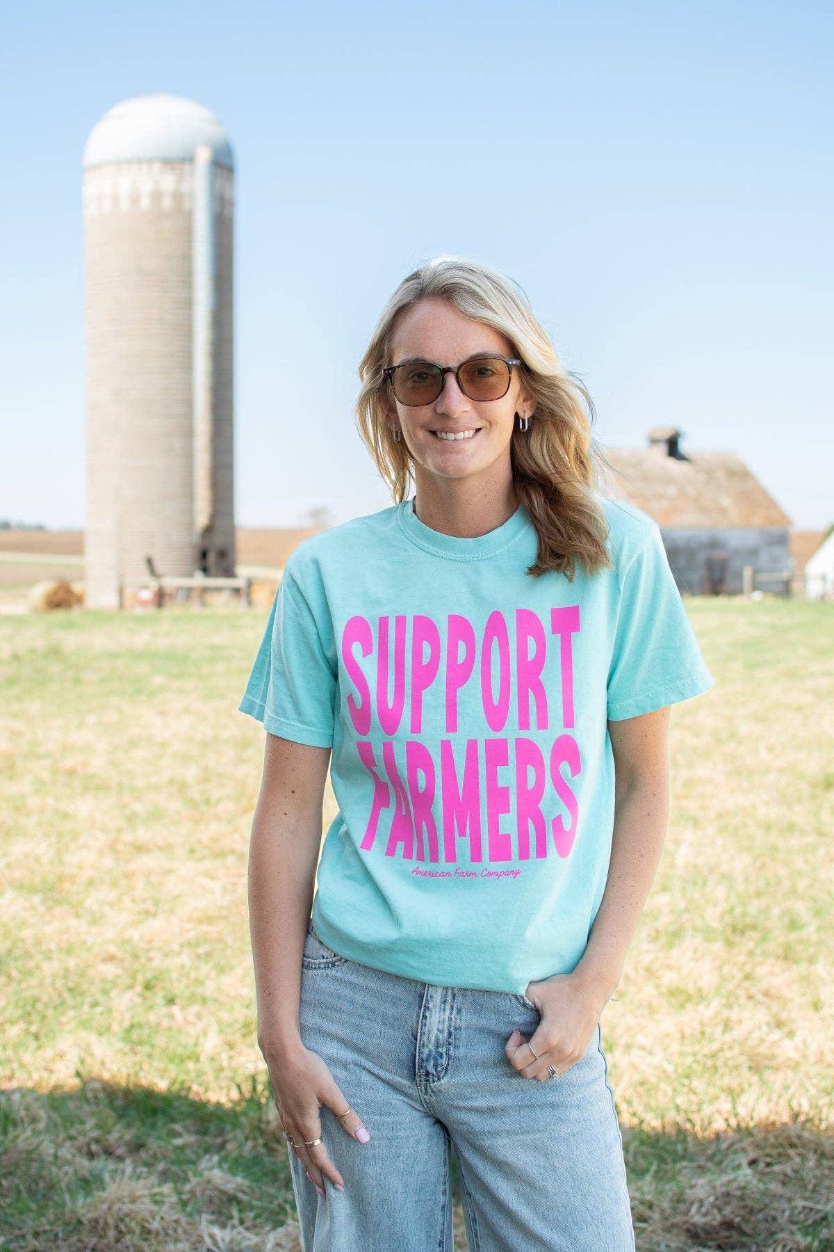Western 'Support Farmers' Graphic Tee