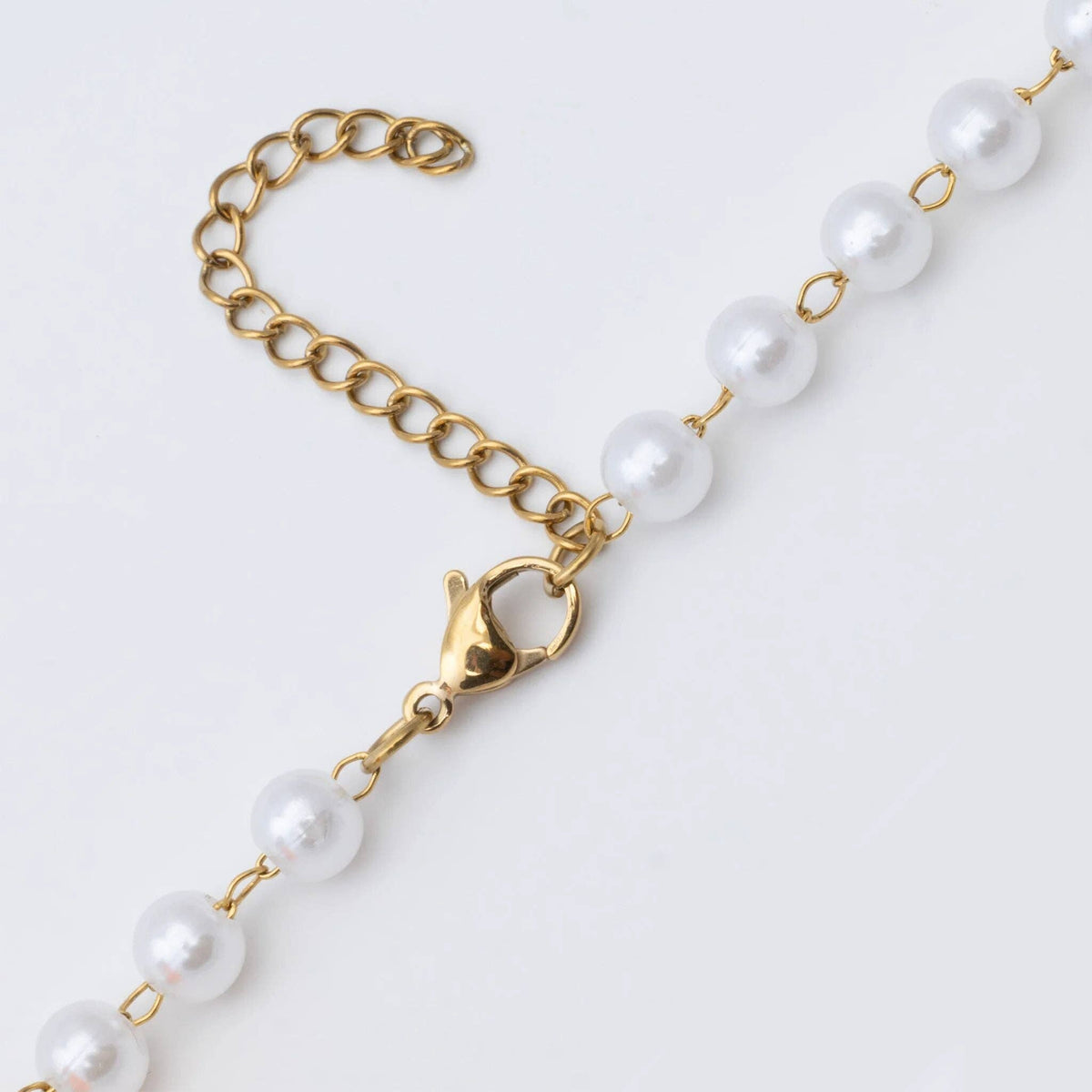 18K Gold PVD Glass Pearl