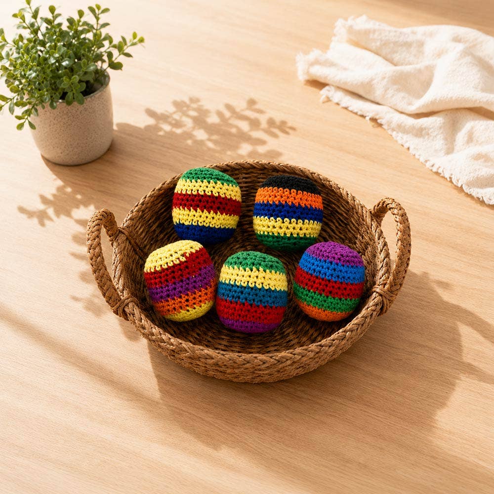 Crochet Hacky Sack Toy Balls