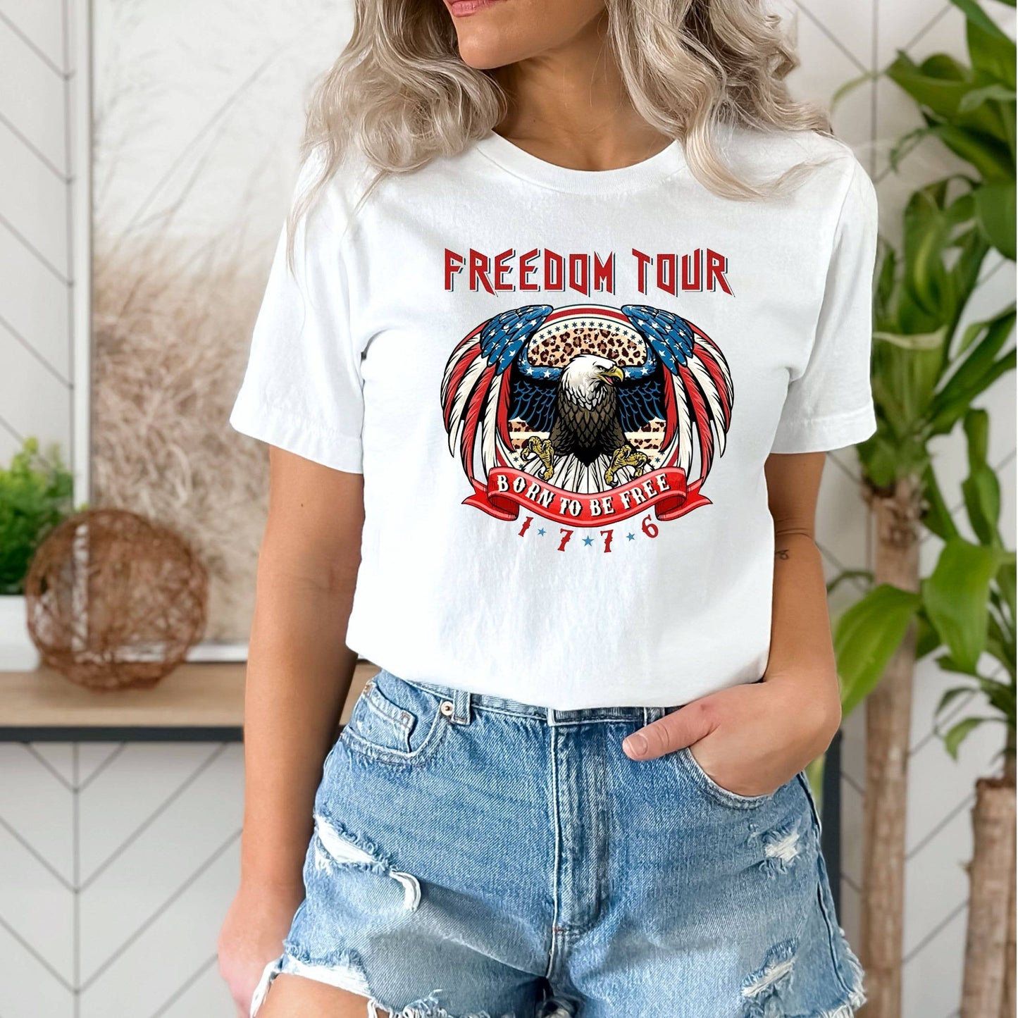 Freedom Tour White Tee