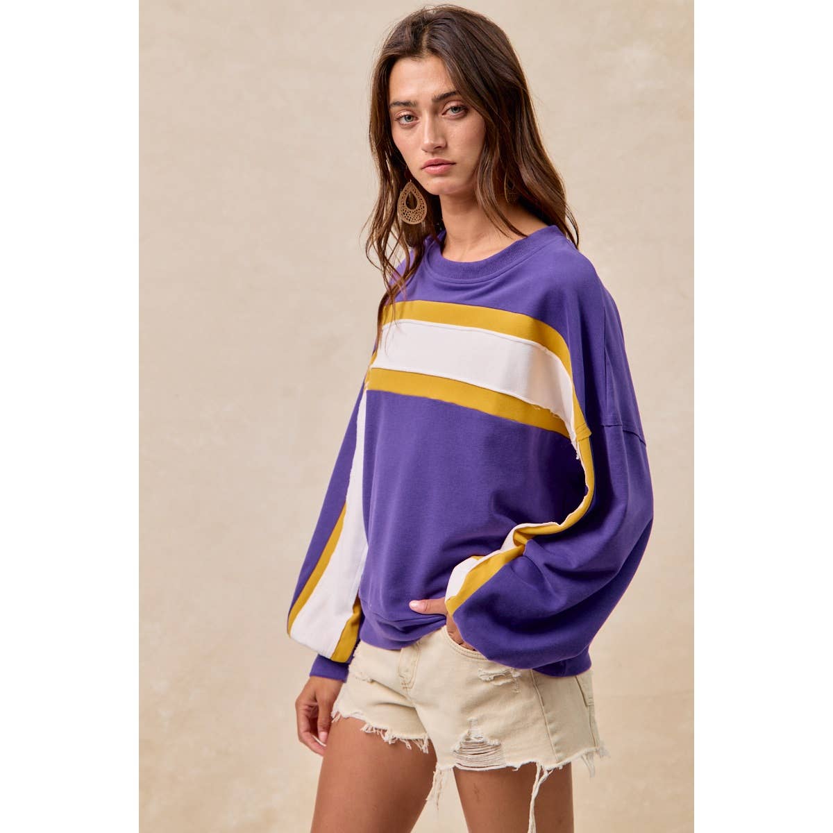 Gameday colorblock top