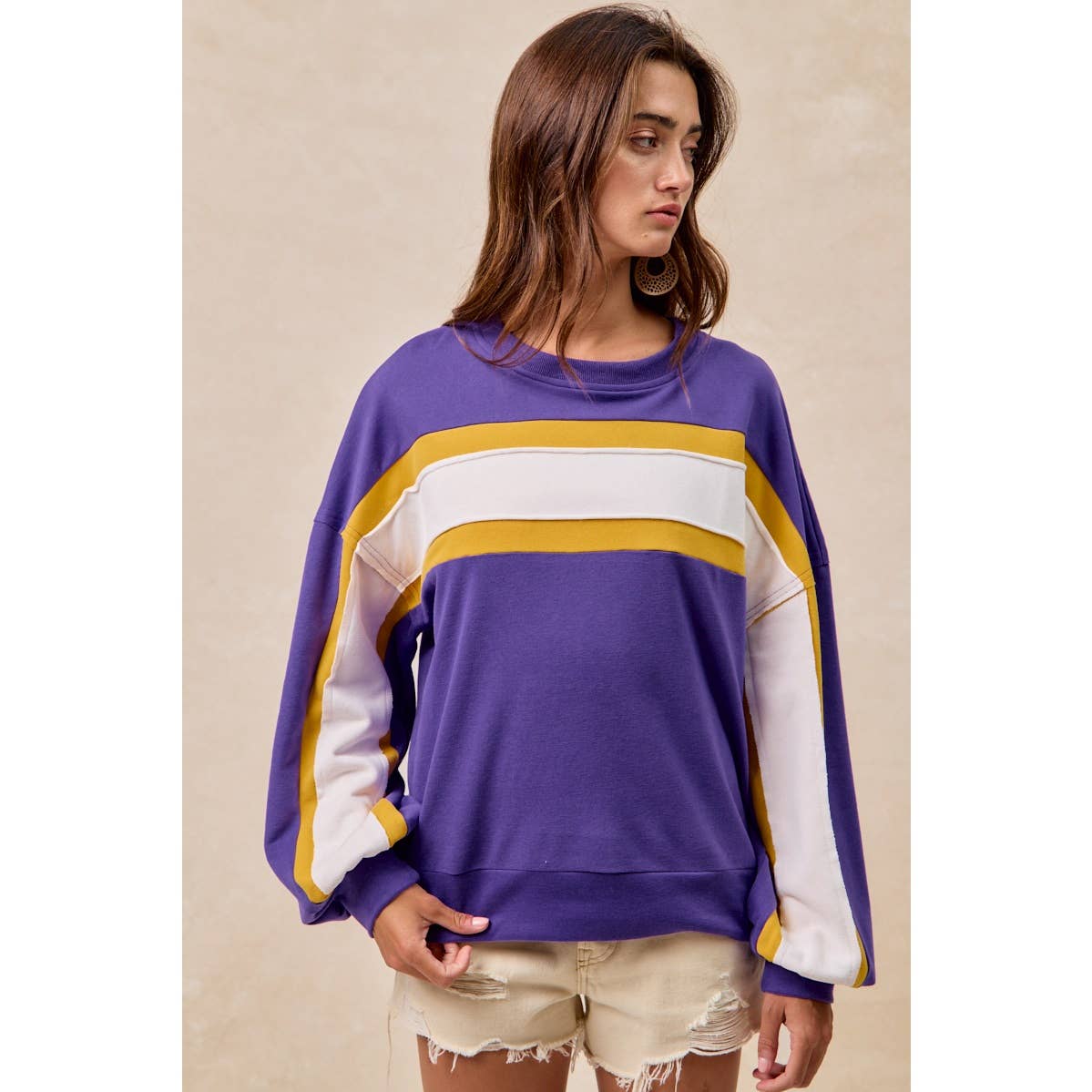 Gameday colorblock top