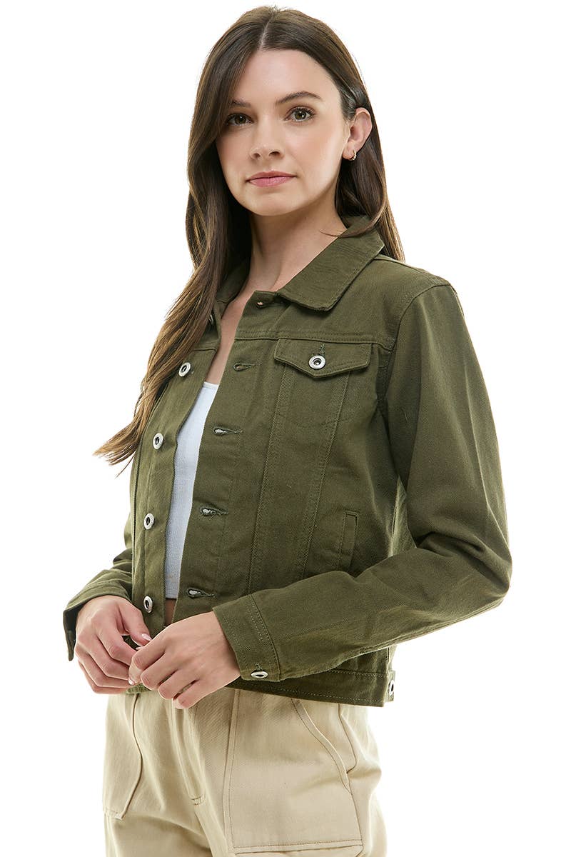 Cotton denim jean jacket