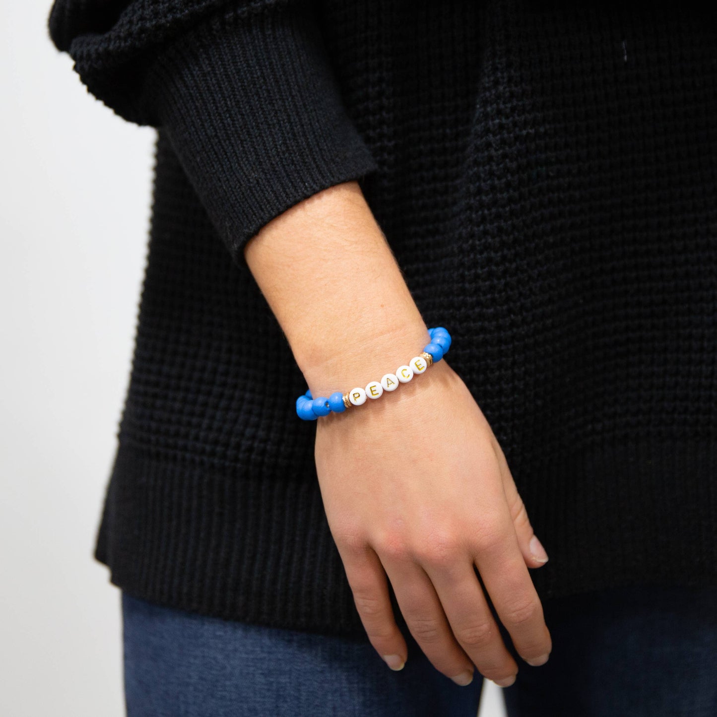 Beaded Bracelet - Peace