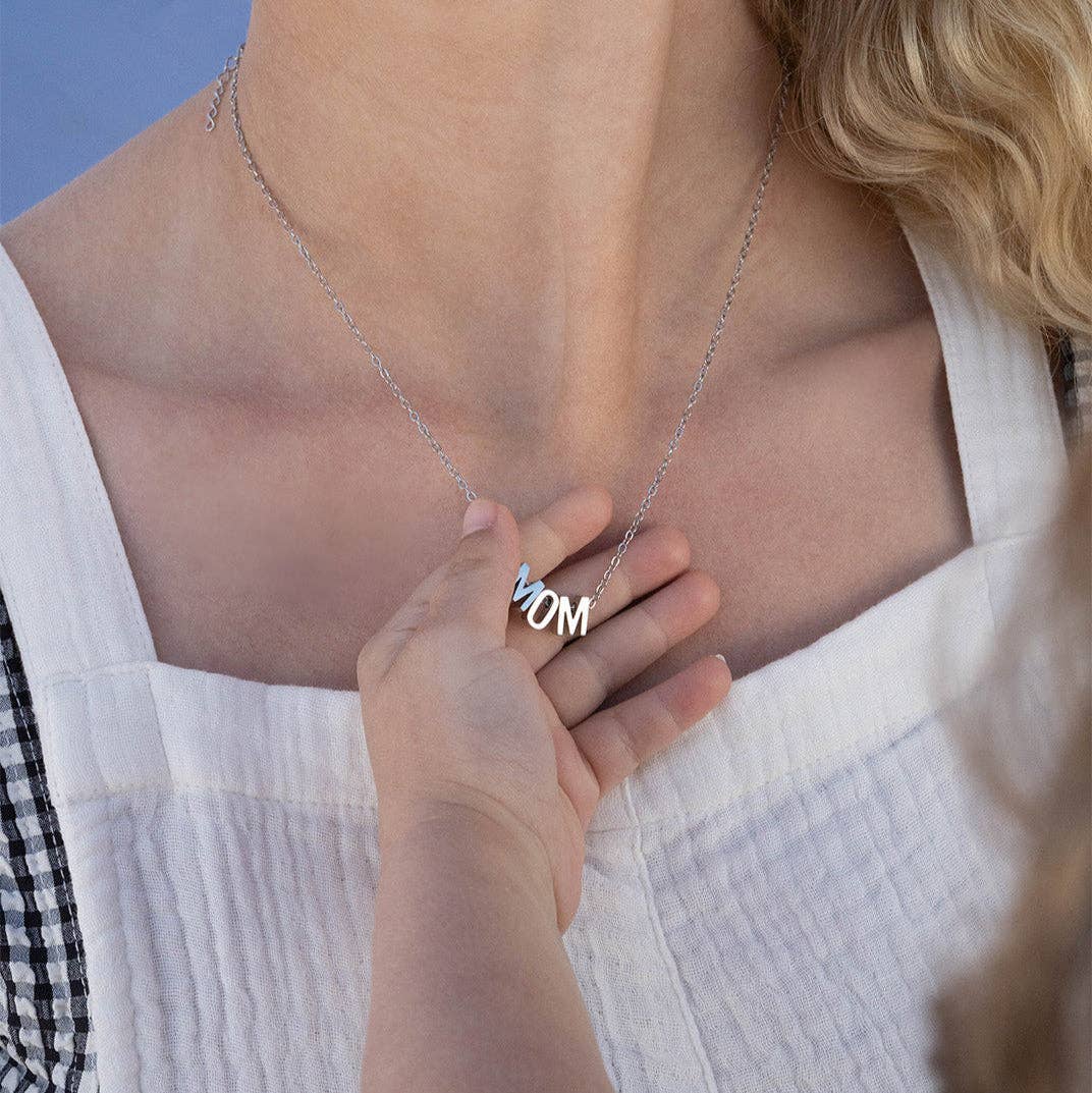 18K Gold Stainless Steel Mom Necklace