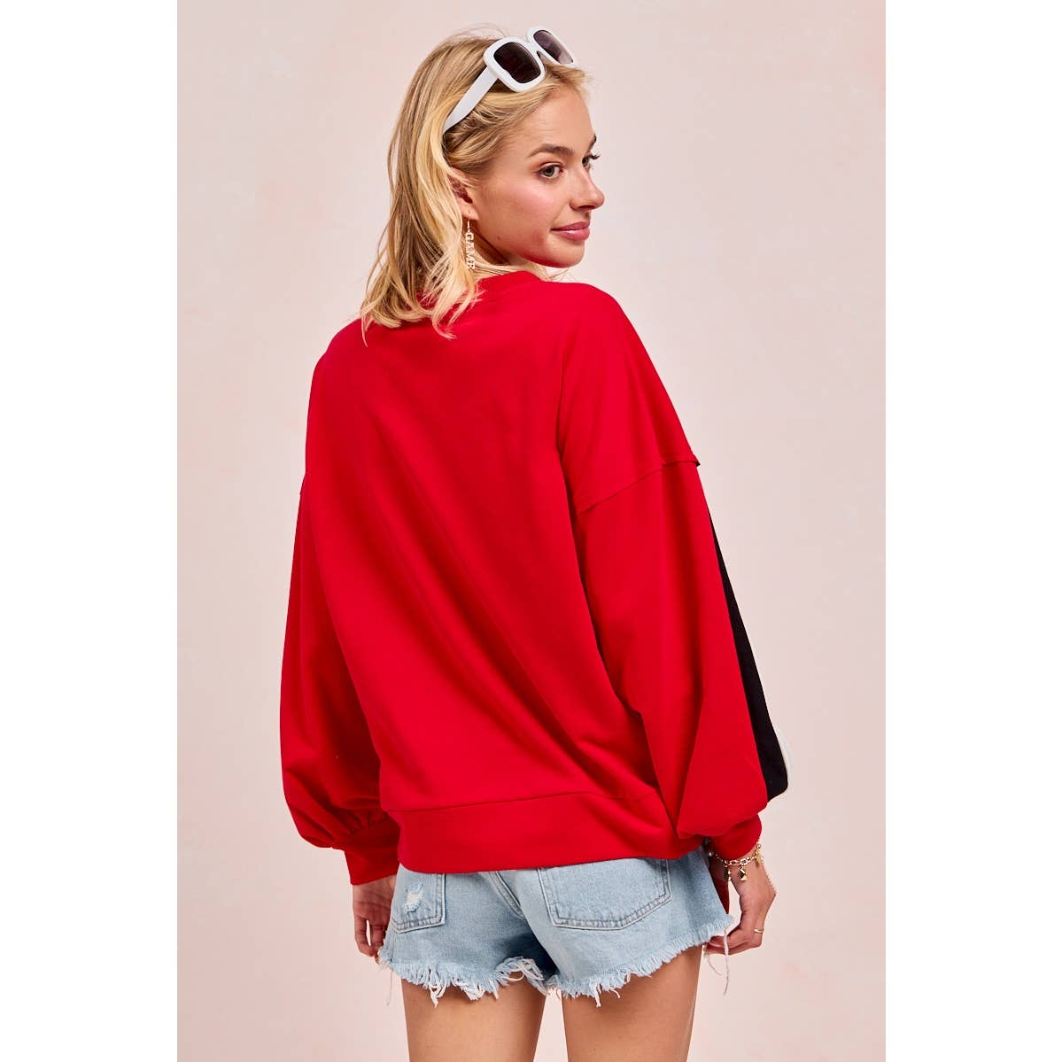 Gameday colorblock top