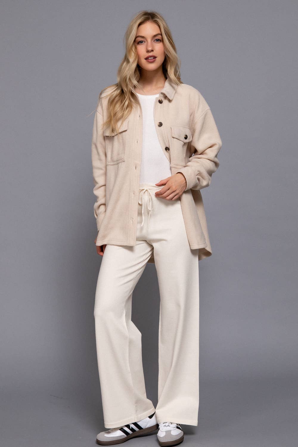 Front Pocket Fleece Jacket