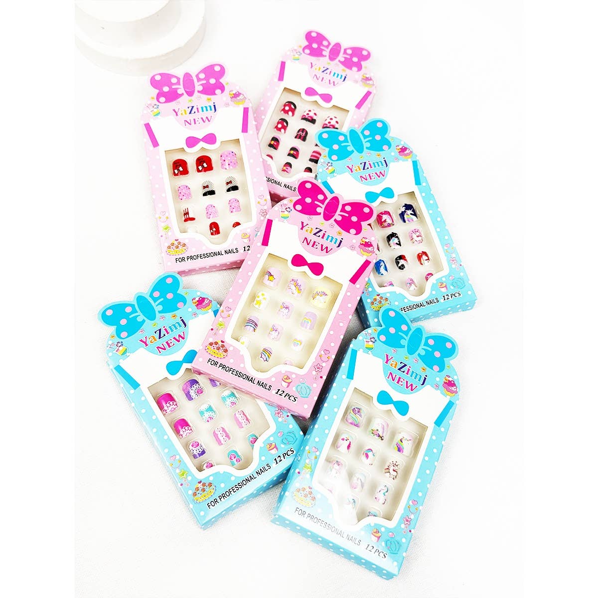 Adorable Press On Kids Nails Set