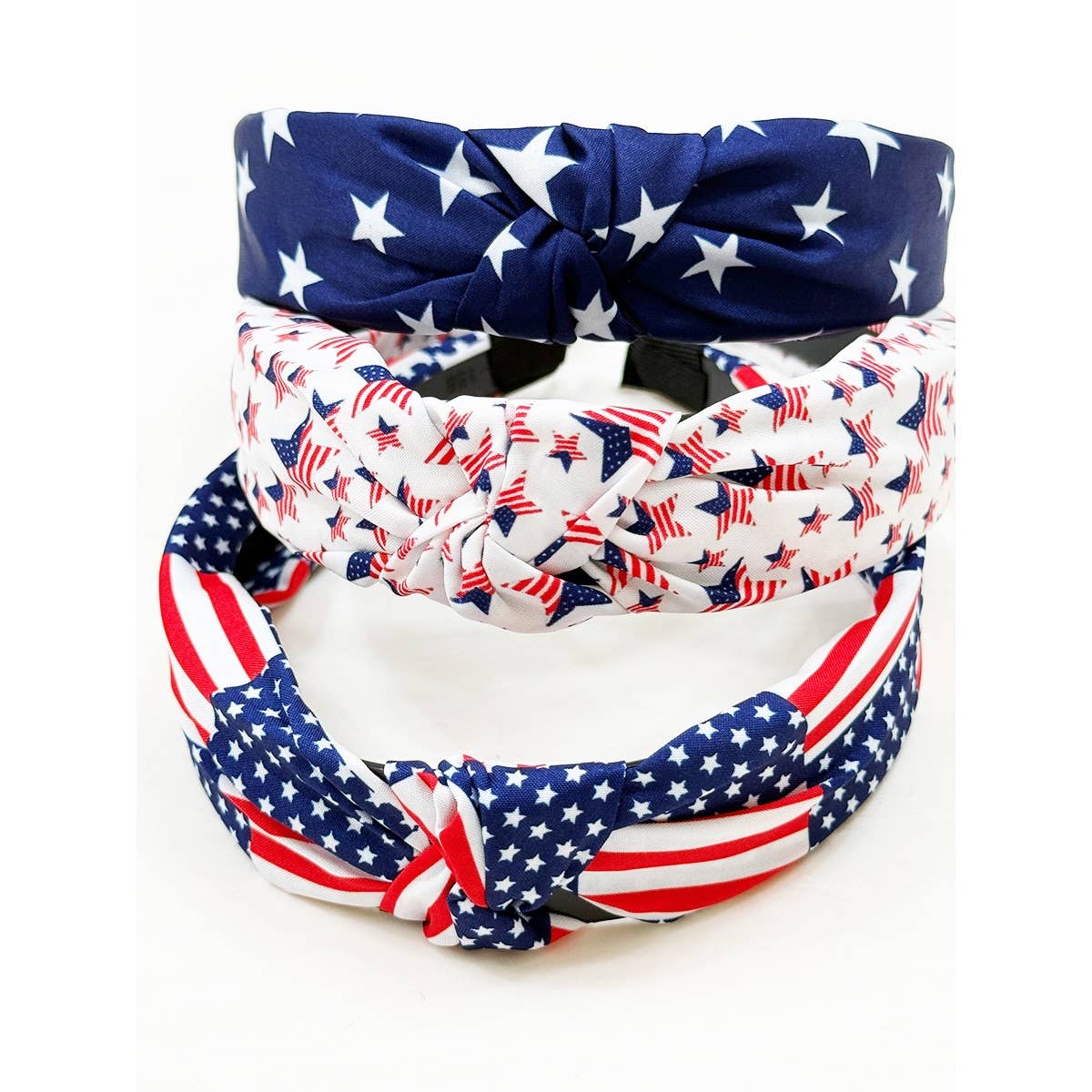 USA Flag American Patriotic Twisted  Headband