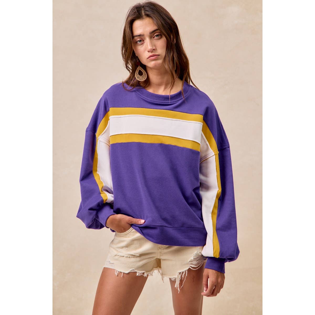 Gameday colorblock top