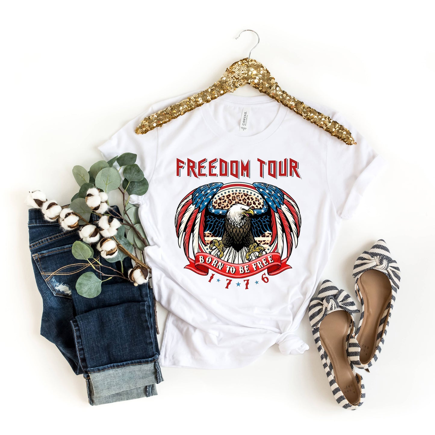 Freedom Tour White Tee
