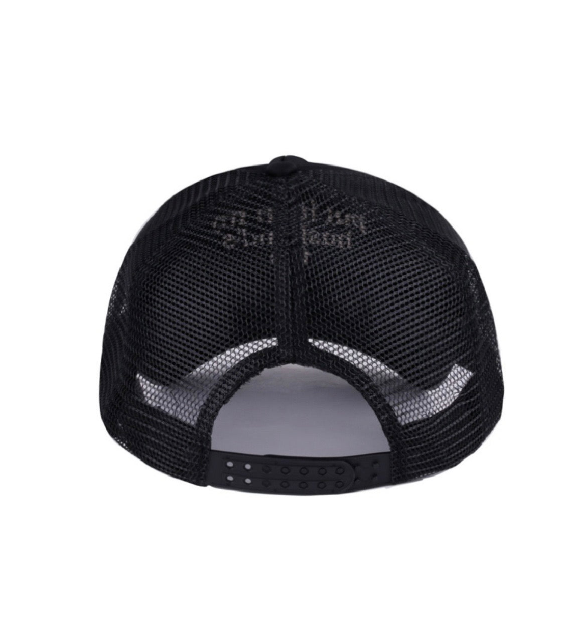 Put it on my husband's tab trucker hat
