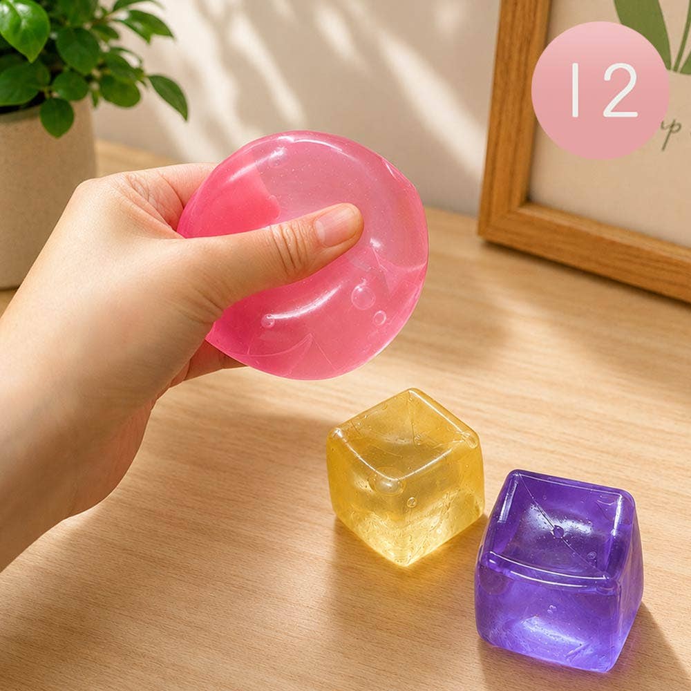 Stretchy Cube Squeeze Squishy Stress Relief Toy