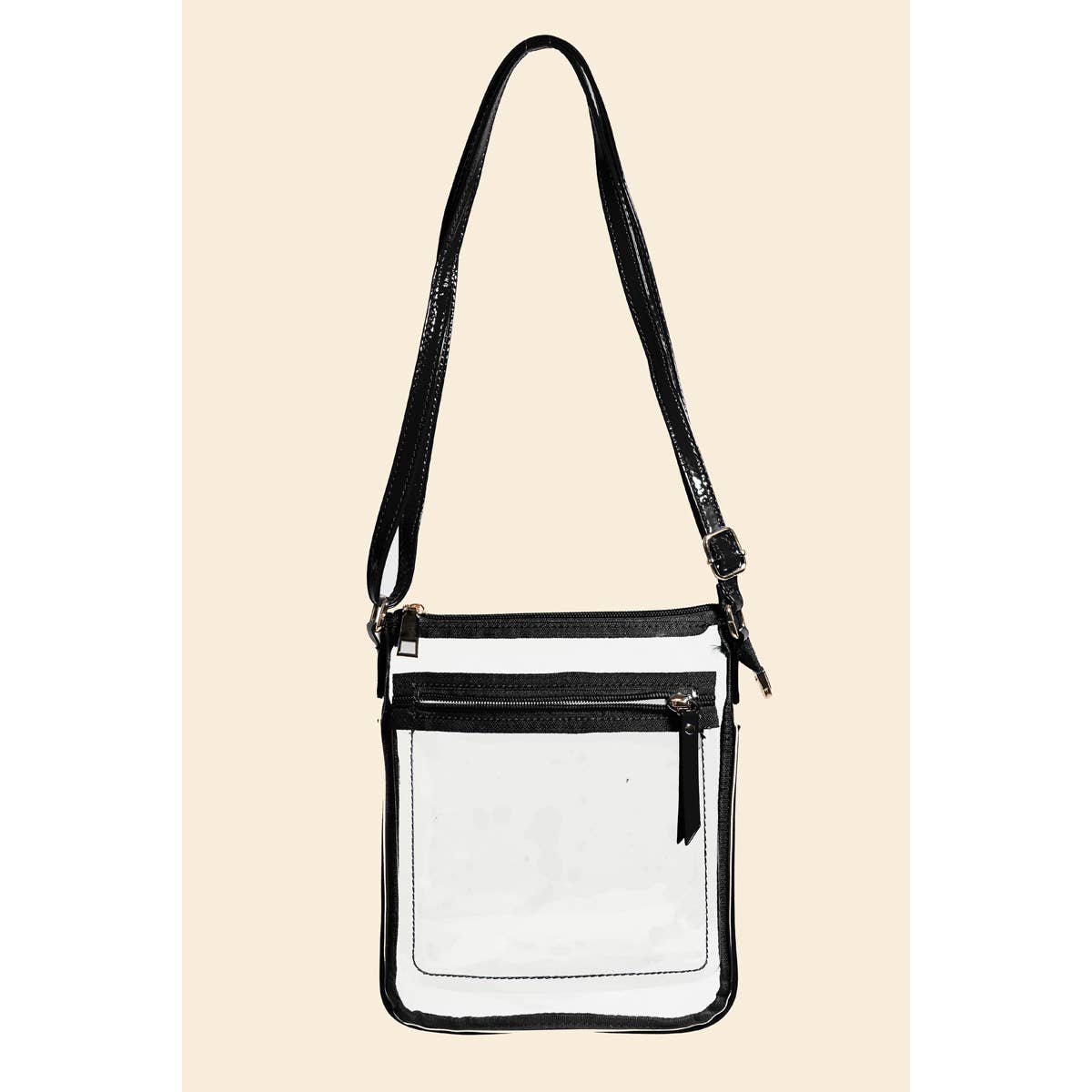 Clear See Through Messenger Pouch Bag