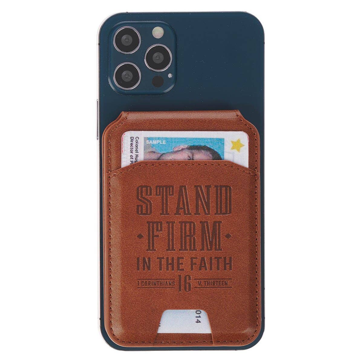 Phone Wallet Magnetic Stand Firm 1 Cor. 16:13
