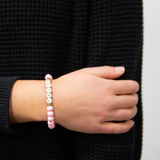 Beaded Bracelet -  Faith