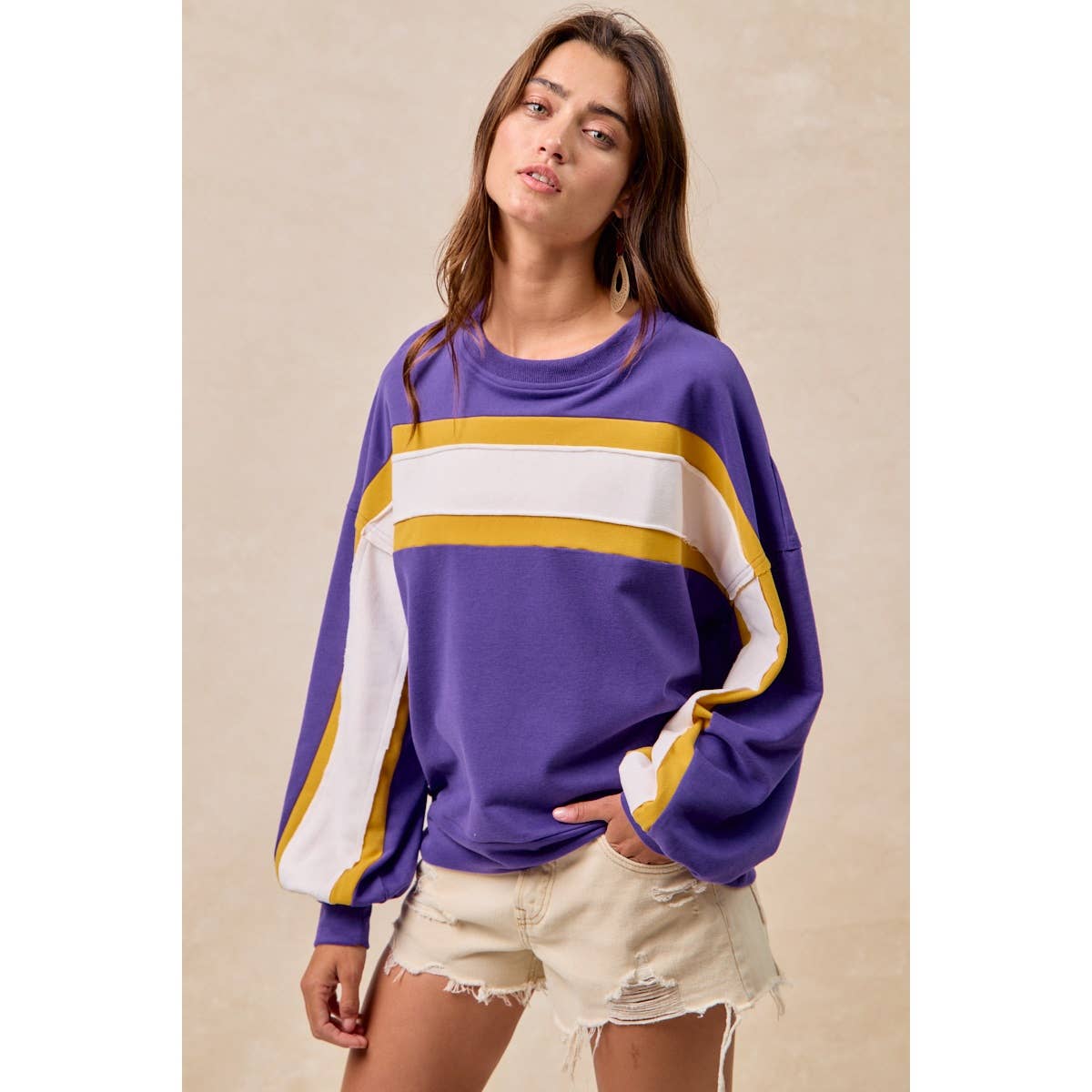 Gameday colorblock top