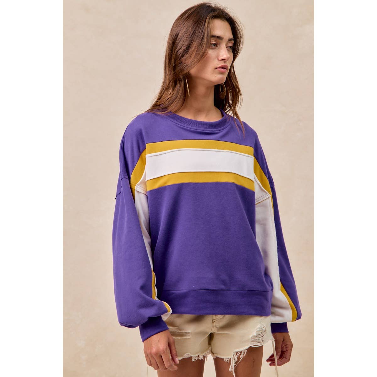 Gameday colorblock top