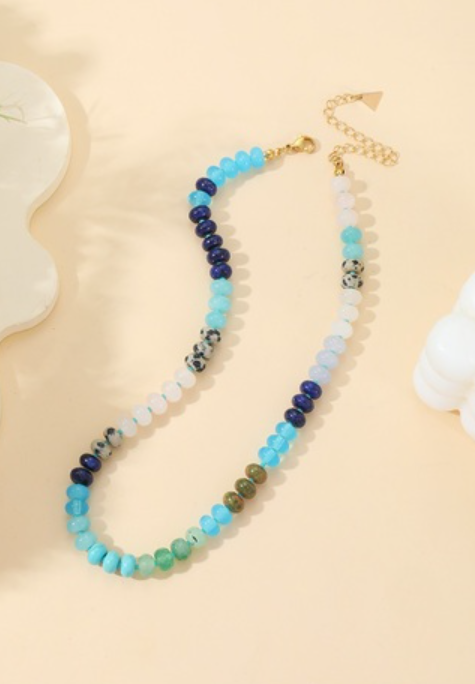Colorful beaded necklace