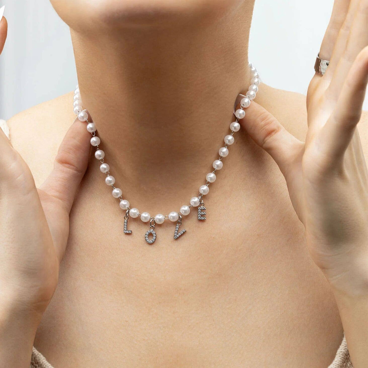 18K Gold PVD Glass Pearl
