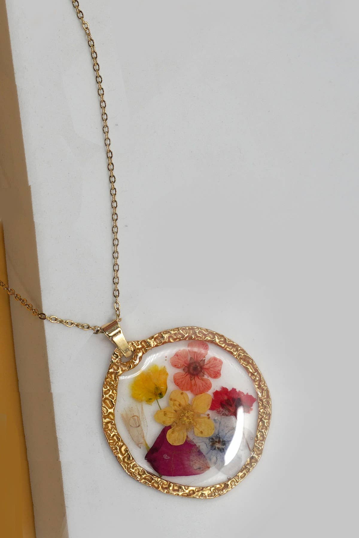 Pressed Floral Necklace