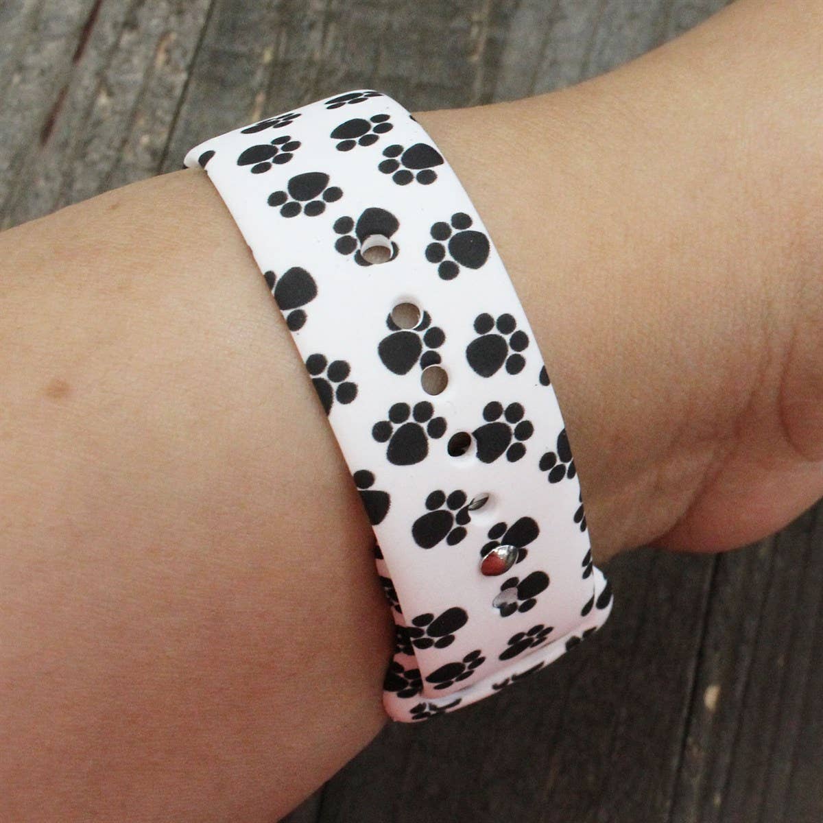 Paw Print Silicone Apple Watch