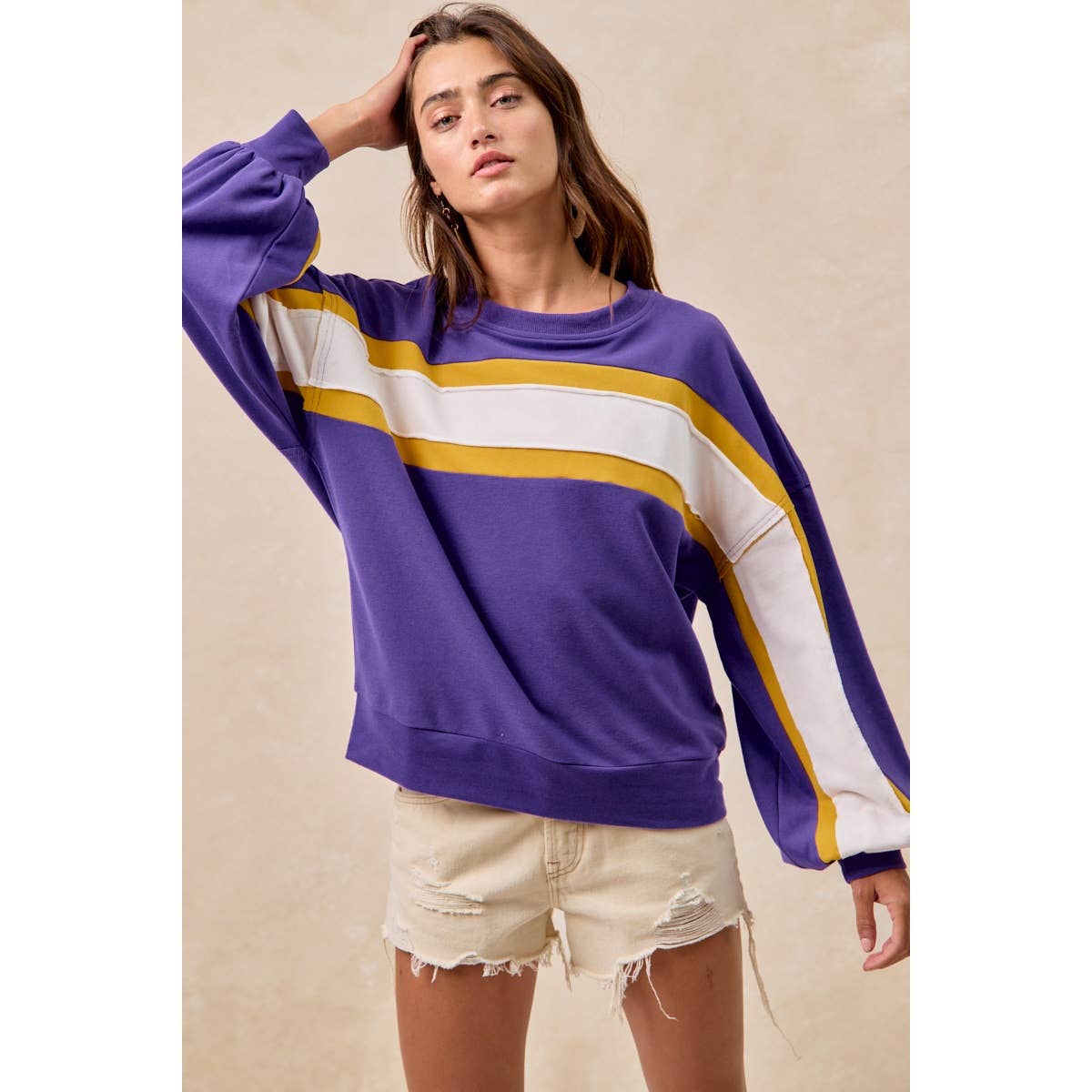 Gameday colorblock top