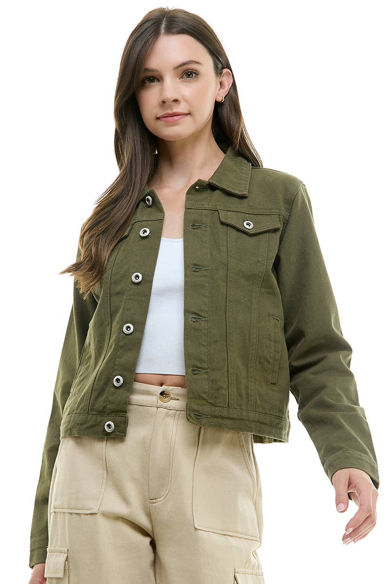 Cotton denim jean jacket