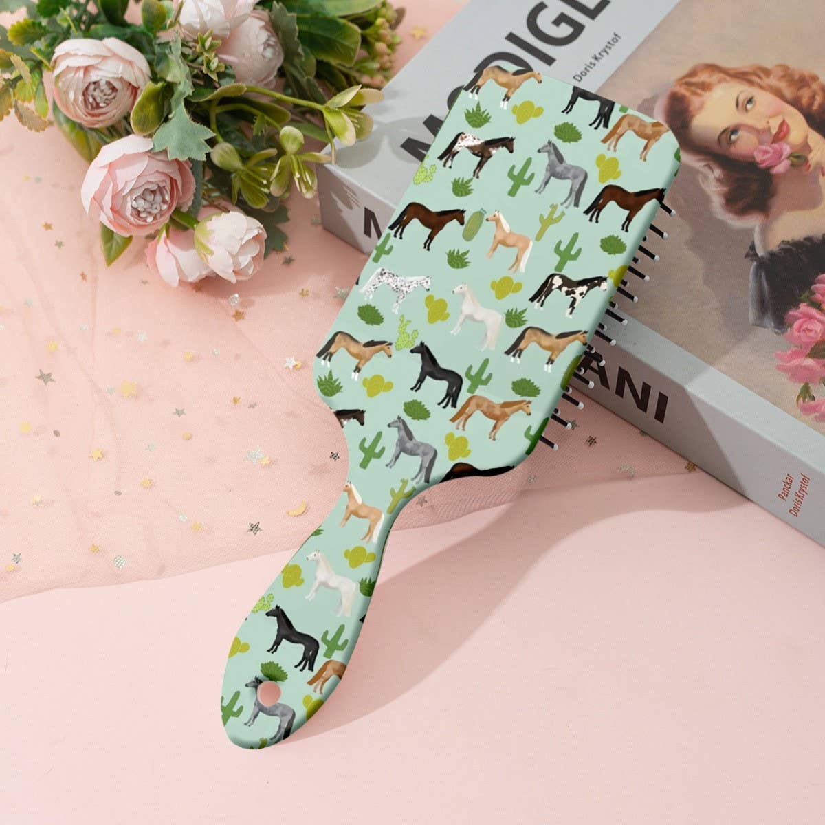 Pattern hairbrush