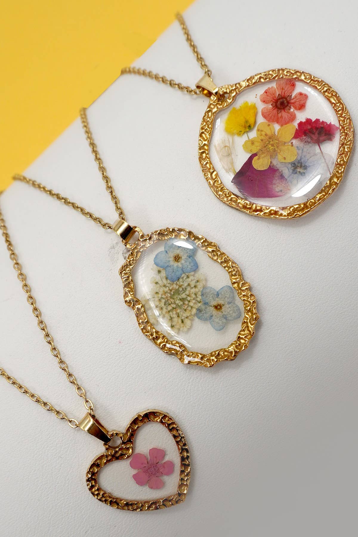 Pressed Floral Necklace