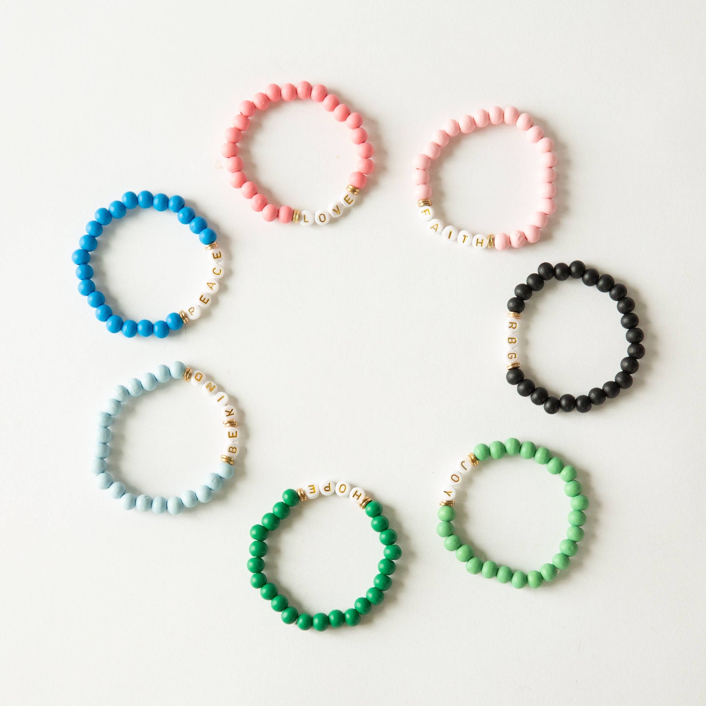 Beaded Bracelet -  Faith