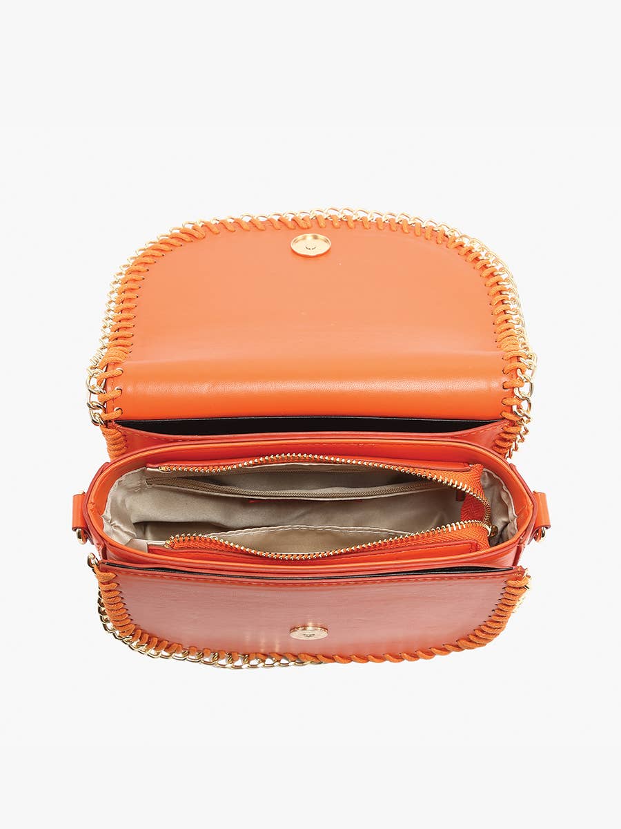Gold Chain Trim Crossbody