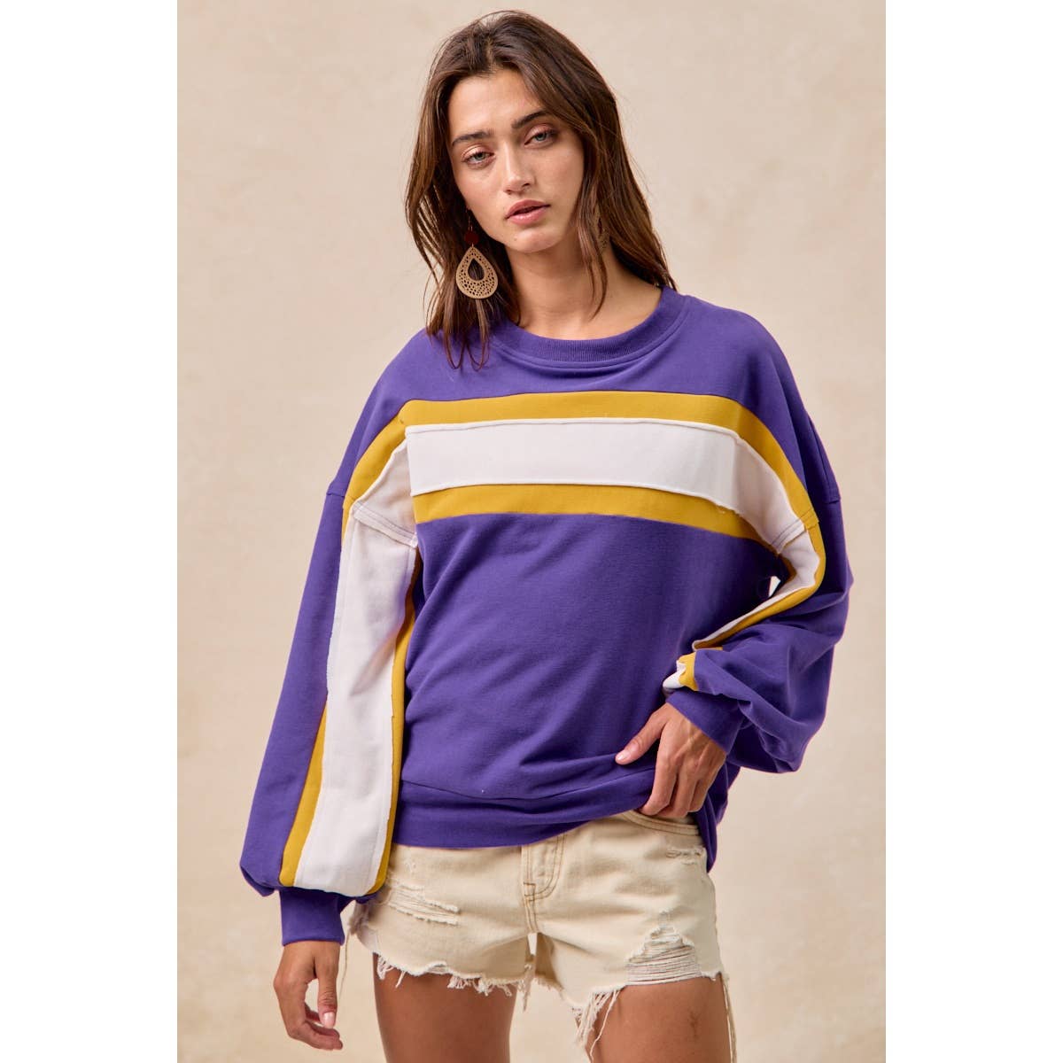 Gameday colorblock top