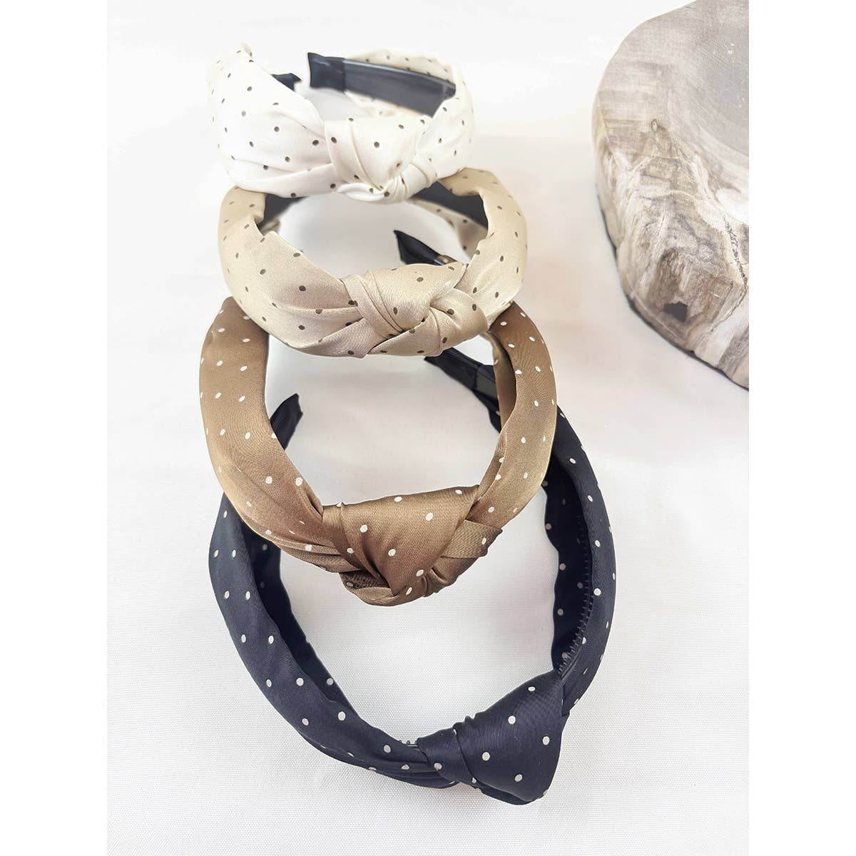 Polka Dot Knotted Headband