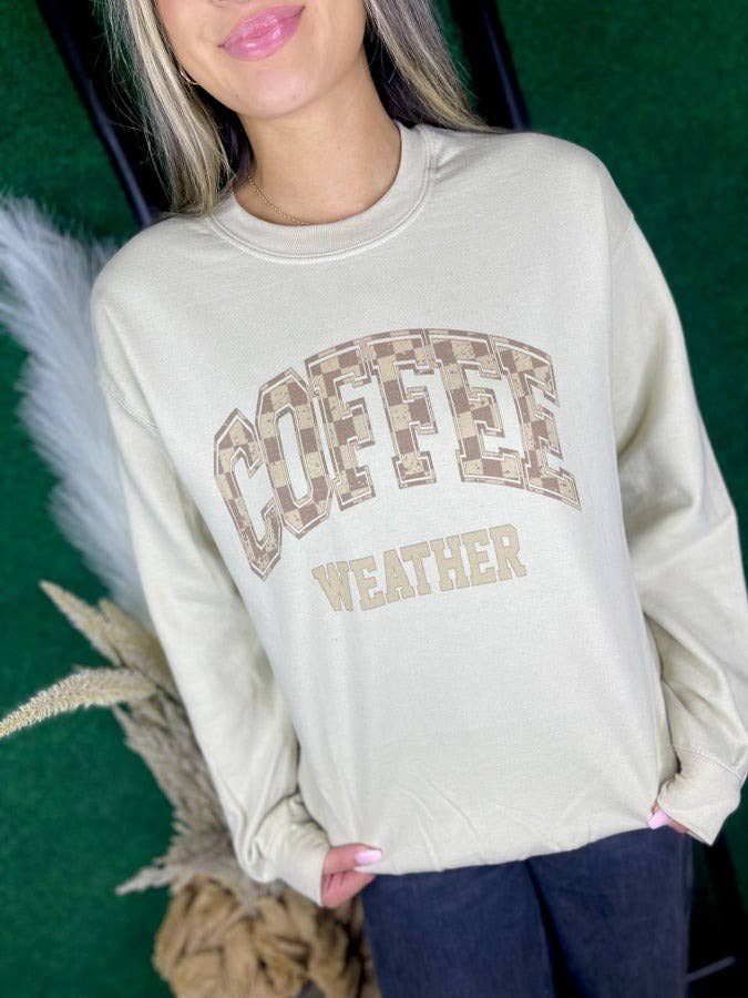 Coffee Weather Tan Checkered