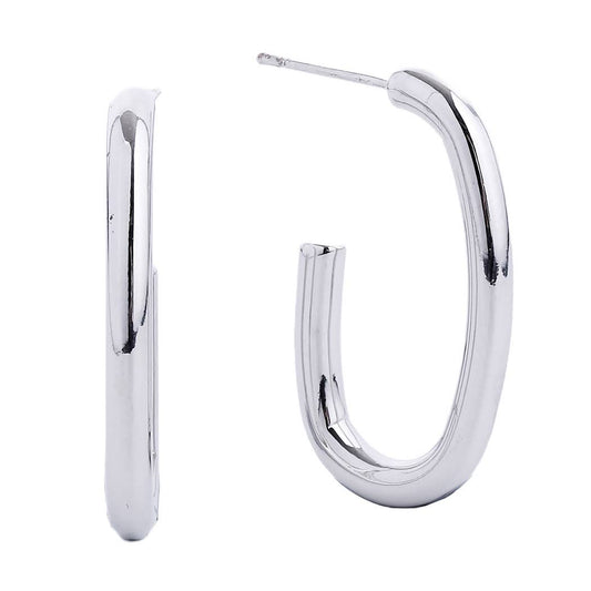 14K Gold-Dipped Hoop Earring