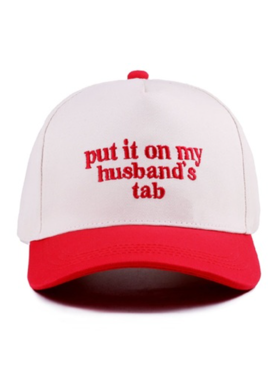 Put it on my husband's tab cap
