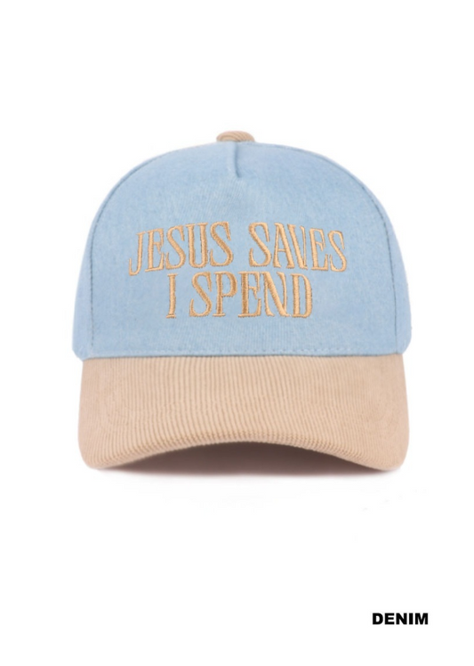 Jesus saves, I spend cap