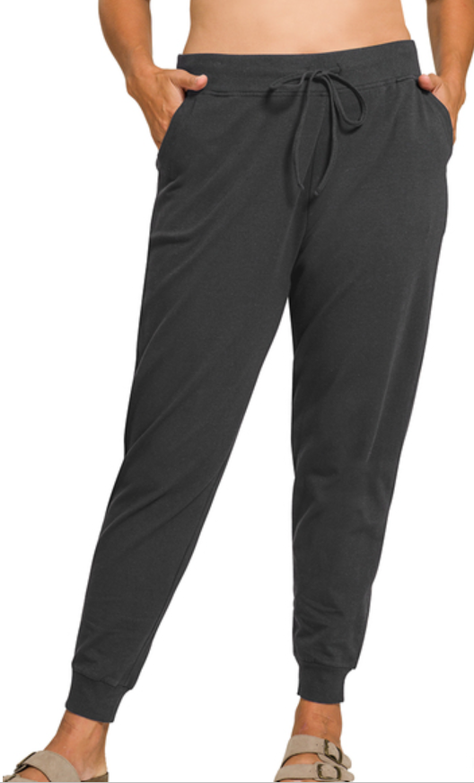Plus Navy Joggers