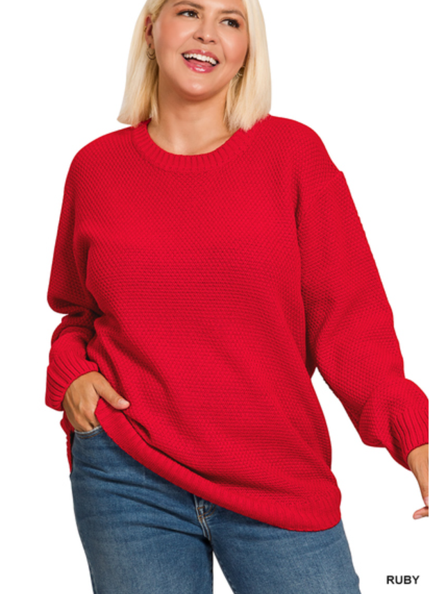Ruby basic sweater