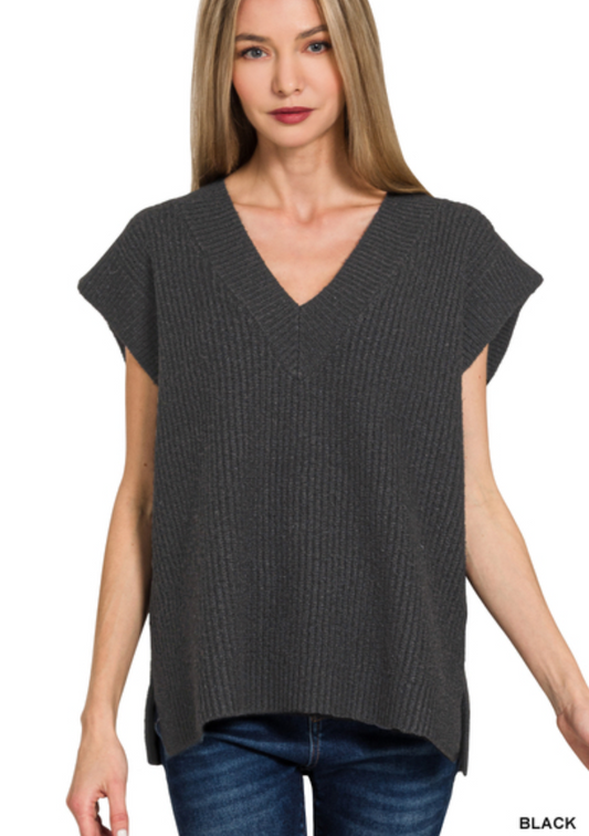 V neck sweater vest